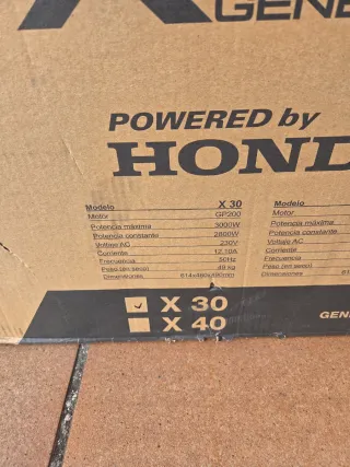 Generador Gasolina Honda 3000W