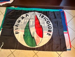 Bandiera Fiamma Tricolore Italia storica