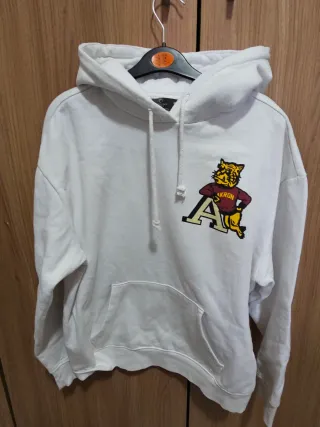 Sudadera Hombre Blanca con Logo