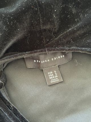 Vestido negro espalda descubierta