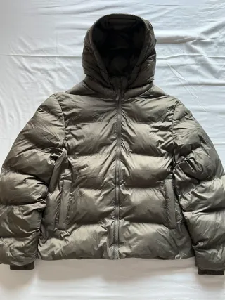 Chaqueta Puffer Zara Verde Oliva