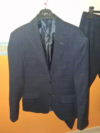 Completo uomo blazer e pantaloni a quadri