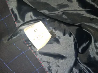 Completo uomo blazer e pantaloni a quadri