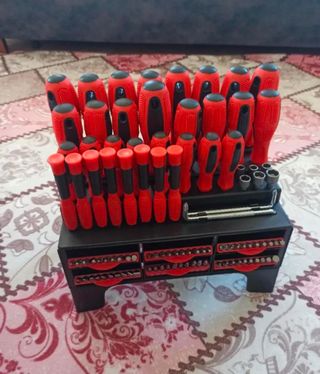 Kit 100 Piezas Destornilladores