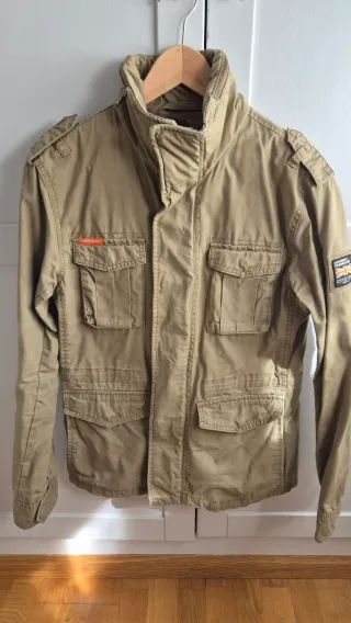 Chaqueta Parka Chico Superdry Verde Oliva