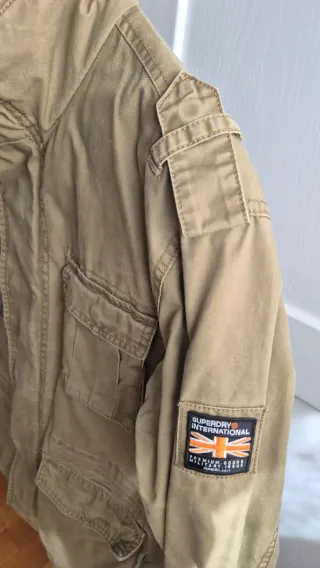 Chaqueta Parka Chico Superdry Verde Oliva