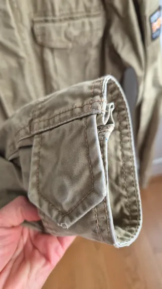 Chaqueta Parka Chico Superdry Verde Oliva