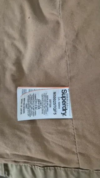 Chaqueta Parka Chico Superdry Verde Oliva