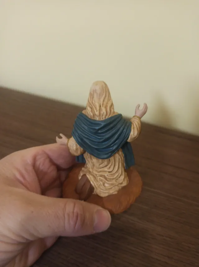 Belén Oliver 11cm Virgen, San José y Jesús