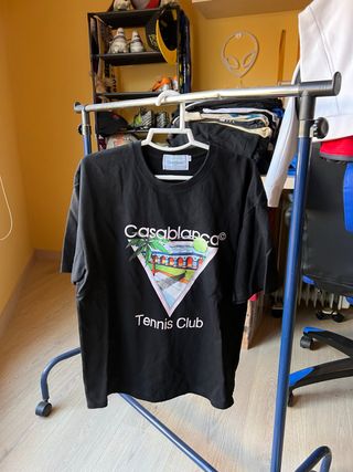 Camiseta Casablanca Tennis Club Negra