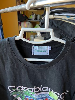 Camiseta Casablanca Tennis Club Negra