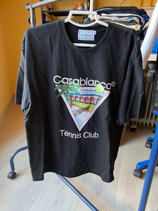 Camiseta Casablanca Tennis Club Negra