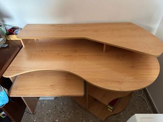 SE REGALA Escritorio PC madera color beige/marrón