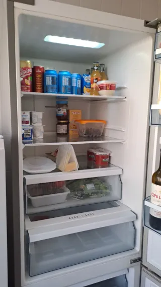 Nevera combi acero inoxidable FAGOR