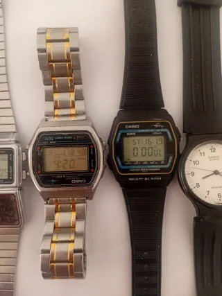 Lote 6 Relojes Casio Made in Japan