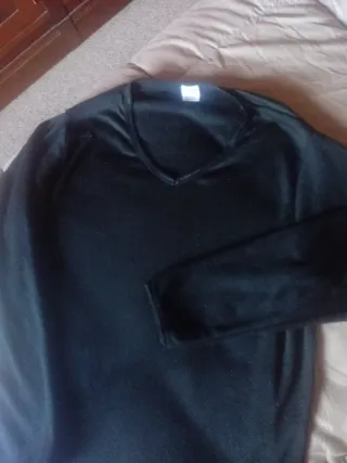 Camiseta interior ETINA pelito negra XXL