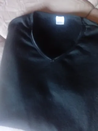 Camiseta interior ETINA pelito negra XXL