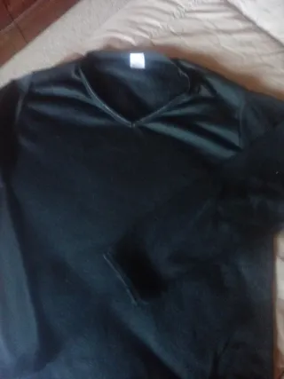 Camiseta interior ETINA pelito negra XXL