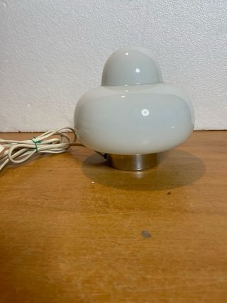 LAMPADA VINTAGE SPACE AGE DESIGN BOBECHES VETRO