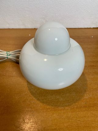 LAMPADA VINTAGE SPACE AGE DESIGN BOBECHES VETRO