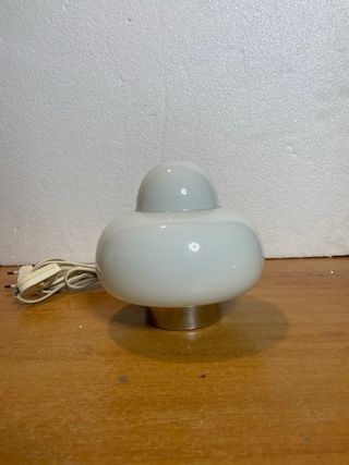 LAMPADA VINTAGE SPACE AGE DESIGN BOBECHES VETRO