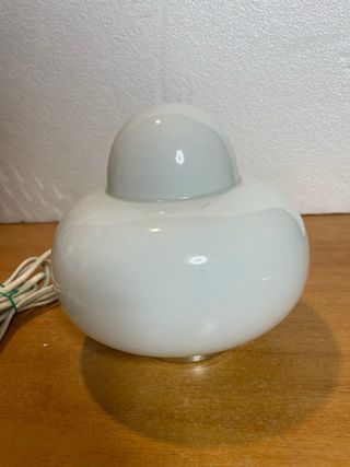 LAMPADA VINTAGE SPACE AGE DESIGN BOBECHES VETRO