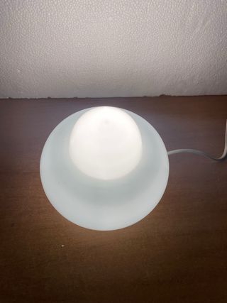 LAMPADA VINTAGE SPACE AGE DESIGN BOBECHES VETRO