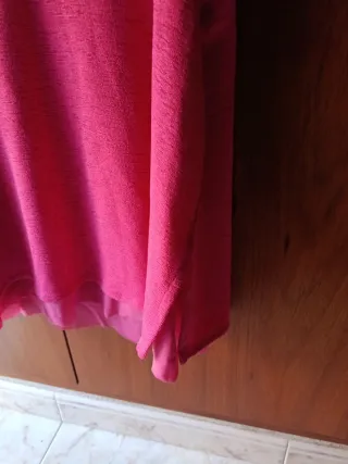 Camiseta Mango Rosa sin Mangas