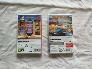 3X Nintendo Switch Aladdin Rey Leon Garfield Kart
