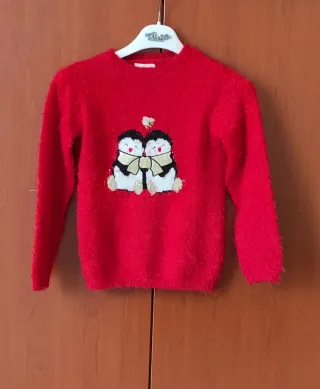 Maglione natalizio OVS, bambina 6/7 anni (122 cm)