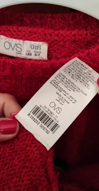 Maglione natalizio OVS, bambina 6/7 anni (122 cm)