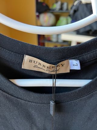 Camiseta Burberry Oso Teddy Amarillo Negra
