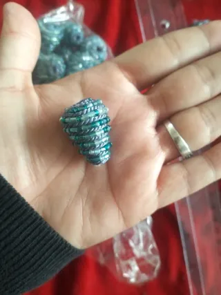 Abalorios hechos a mano aprox100uds