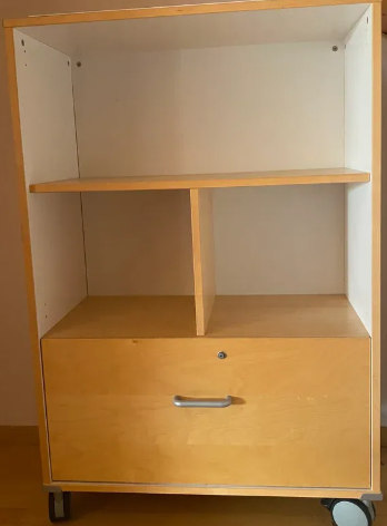 Mueble oficina Ikea con ruedas
