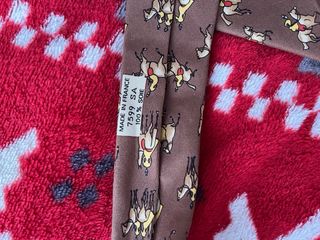 Corbata Hermes Seda 100% Estampado Caballos