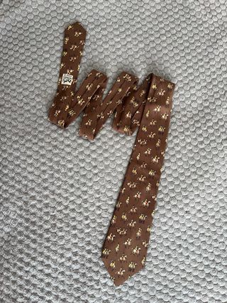 Corbata Hermes Seda 100% Estampado Caballos