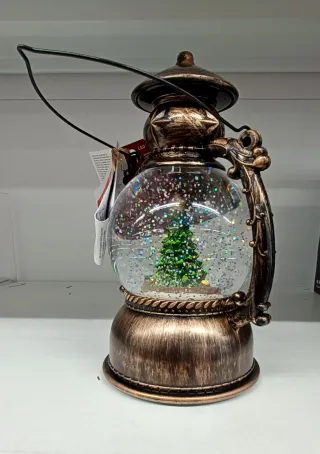 Lanterna Natale Glitter Albero