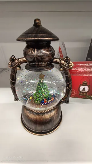 Lanterna Natale Glitter Albero