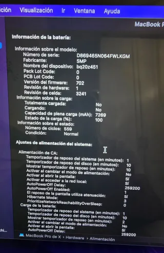 Cambio Macbook pro 2015 15" i7 16gb 500gb LEER