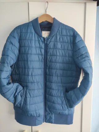 Chaqueta Zara media estación azul