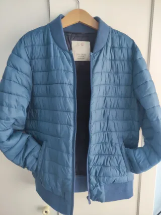 Chaqueta Zara media estación azul