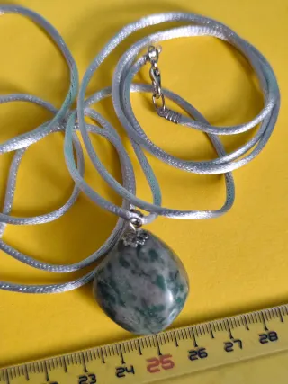 Lote 5 collares jade natural