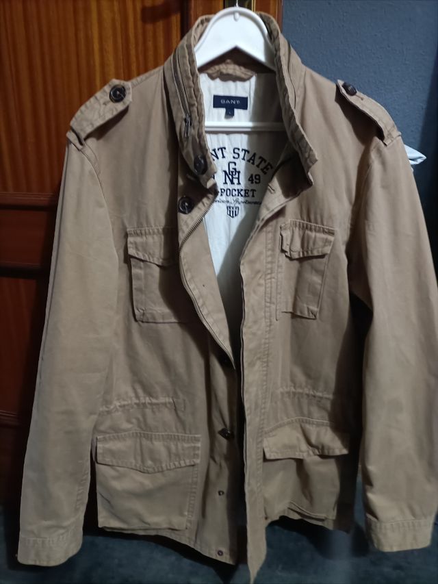 Chaqueta Gant Talla L Beige Hombre