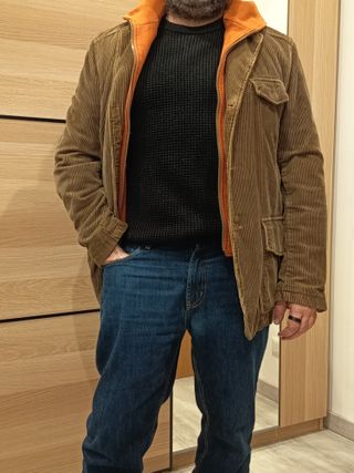 Cappotto in velluto a coste, interno removibile