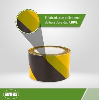 Cinta de Balizaje 200 m  x 70 mm