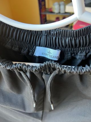 Stone Island Pantalones Cortos Negros