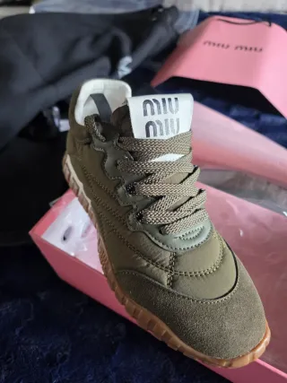 Zapatillas MM Verde Militar Talla 38