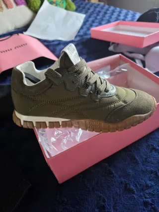 Zapatillas MM Verde Militar Talla 38