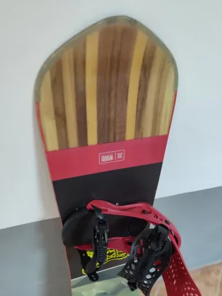 Tabla Snowboard DC Botas y Fijaciones