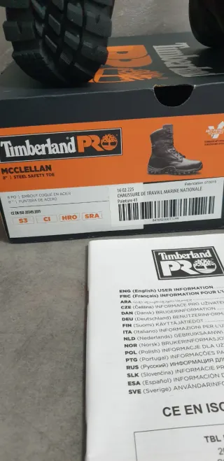 Anfibi Timberland Antinfortunistica N.41